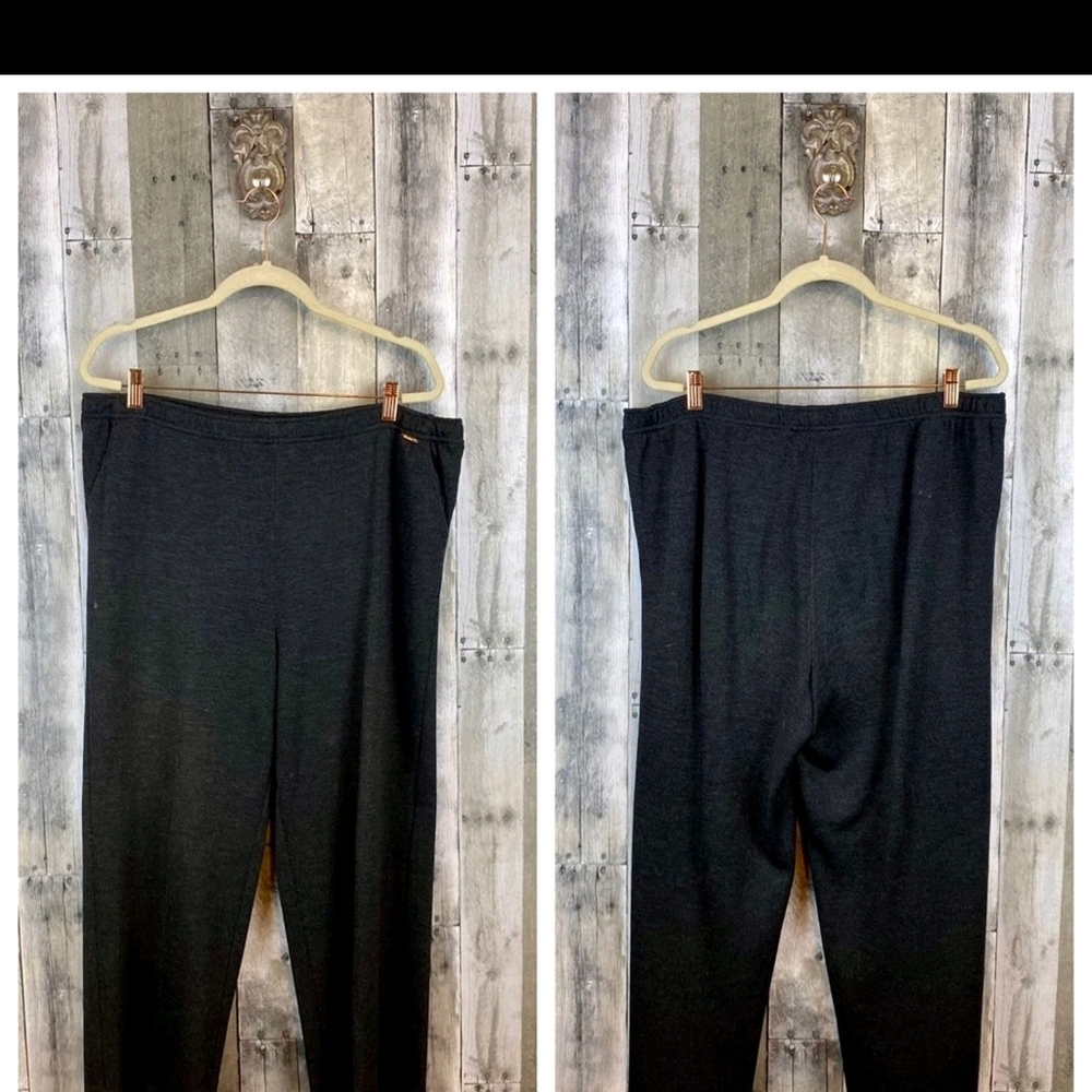 St. John Charcoal Cropped Pants